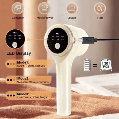 Rechargeable Fabric Shaver & Lint Remover